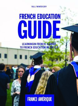 GUIDE LEARNINGIN FRENCH: A GUIDE TO FRENCH EDUCATION IN THE U.S - FALL / WINTER 2019 - netdna-ssl.com