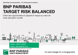 BNP PARIBAS TARGET RISK BALANCED - Créer des opportunités en plaçant le risque au coeur de notre allocation d'actifs - BNP Paribas Asset ...