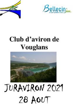 JURAVIRON 2021 28 AOUT - Club d'aviron de Vouglans - Club d'aviron de Vouglans