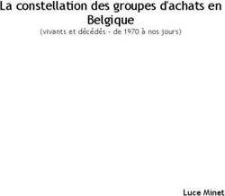 La constellation des groupes d'achats en Belgique - Luce Minet