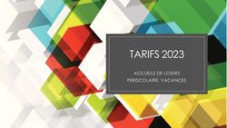 TARIFS 2023 ACCUEILS DE LOISIRS PERISCOLAIRE, VACANCES
