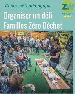 Organiser un défi Familles Zéro Déchet - Guide méthodologique - Zero Waste France