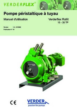 Pompe péristaltique à tuyau - Manuel d'utilisation Verderflex Rollit 15 - 35 TP - Verder Liquids