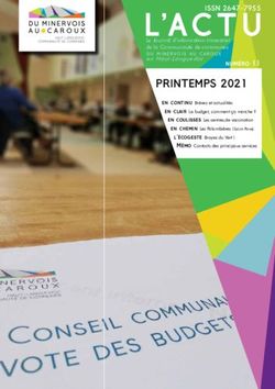 Printemps 2021 - Communaut&eacute; de communes du Minervois ...