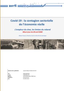 Covid-19 : la contagion sectorielle de l'économie réelle - Xerfi