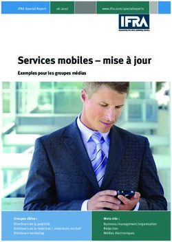 Services mobiles - mise à jour