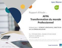 AFPA Transformation du monde Professionnel - Ipsos
