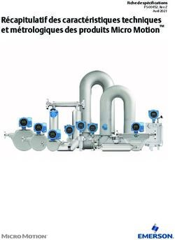 Récapitulatif des caractéristiques techniques et métrologiques des produits Micro Motion - Fiche de spécifications PS-00452, Rev Z Avril 2021 ...
