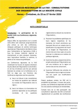 Harare - Zimbabwe, du 25 au 27 f&eacute;vrier 2020 - CONFERENCES REGIONALES DE LA FAO - CONSULTATIONS DES ORGANISATIONS DE LA SOCI&Eacute;T&Eacute; CIVILE ...