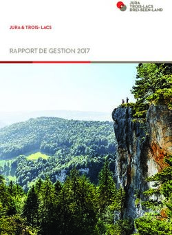 RAPPORT DE GESTION 2017 - JURA & TROIS- LACS - Jura & Trois-Lacs