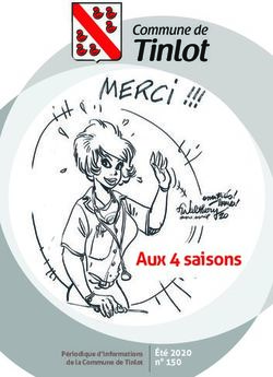 Aux 4 saisons Été 2020 - Périodique d'informations de la Commune de Tinlot