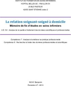 La Relation Soignant Soigne A Domicile Memoire De Fin D Etudes En Soins Infirmiers Infirmiers Com