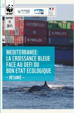 MEDITERRANEE: LA CROISSANCE BLEUE FACE AU DEFI DU BON ETAT ECOLOGIQUE - RÉSUMÉ