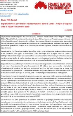 Etude FNE-Cantal Exploitation des carrières de roches massives dans le Cantal : rompre d'urgence avec le logiciel des années 1990