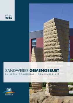 SANDWEILER GEMENGEBUET - 2016 NO 01 - Sandweiler.lu
