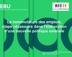 La nomenclature des emplois, étape nécessaire dans l'élaboration d'une nouvelle politique salariale - Assemblée Ressources Humaines de l'UER Alger ...