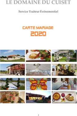 LE DOMAINE DU CUISET 2020 - CARTE MARIAGE