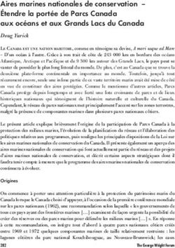 Aires marines nationales de conservation - Étendre la portée de Parcs Canada aux océans et aux Grands Lacs du Canada