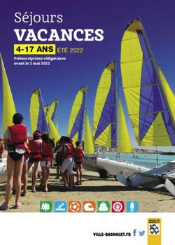 VACANCES S&eacute;jours 4-17 ANS &Eacute;T&Eacute; 2022 - Ville de Bagnolet