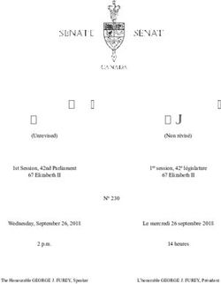 JOURNALS OF - Senate of Canada