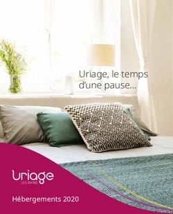Uriage, le temps d'une pause - Hébergements 2020
