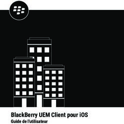 BLACKBERRY UEM CLIENT POUR IOS - GUIDE DE L'UTILISATEUR - BLACKBERRY DOCS