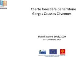 Charte forestière de territoire Gorges Causses Cévennes - Plan d'actions 2018/2020