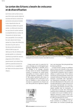 Le canton des Grisons a besoin de croissance et de diversification