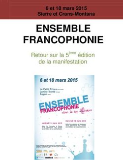 ENSEMBLE FRANCOPHONIE - de la manifestation Retour sur la 5 ème édition - Association des ...