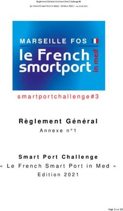 R&egrave;glement G&eacute;n&eacute;ral - Le French Smart Port in Med