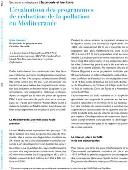 L'évaluation des programmes de réduction de la pollution en Méditerranée