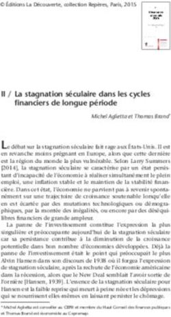 II / La stagnation s&eacute;culaire dans les cycles financiers de longue p&eacute;riode - CEPII