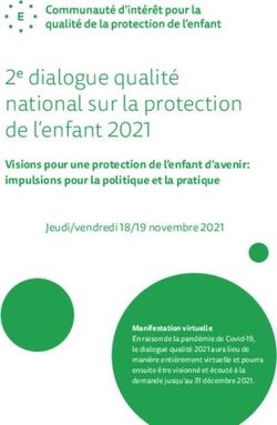 2e dialogue qualité national sur la protection de l'enfant 2021