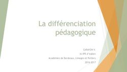 La différenciation pédagogique - CARAYON V. IA-IPR d'italien Académies de Bordeaux, Limoges et Poitiers 2016-2017 - Académie ...