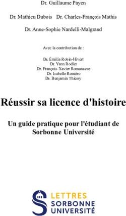 Réussir sa licence d'histoire - Un guide pratique pour l'étudiant de Sorbonne Université - Lettres Sorbonne Université