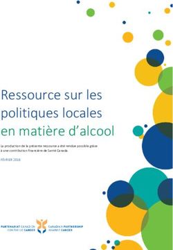 Ressource sur les politiques locales en matière d'alcool - Canadian ...