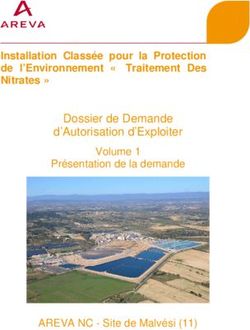 Dossier de Demande d'Autorisation d'Exploiter - Installation Class&eacute;e pour la Protection de l'Environnement " Traitement Des Nitrates "