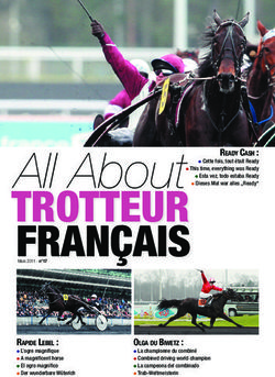 ALL ABOUT TROTTEUR FRANÇAIS