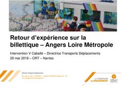 Retour d'exp&eacute;rience sur la billettique - Angers Loire M&eacute;tropole - Intervention V Caball&eacute; - Directrice Transports D&eacute;placements 29 mai 2018 - ORT ...