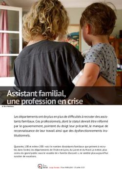 Les départements ont de plus en plus de difficultés à recruter des assis-tants familiaux. Ces professionnels, dont le statut devrait être réformé ...