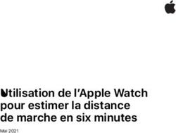 Utilisation de l'Apple Watch pour estimer la distance de marche en six minutes - Mai 2021