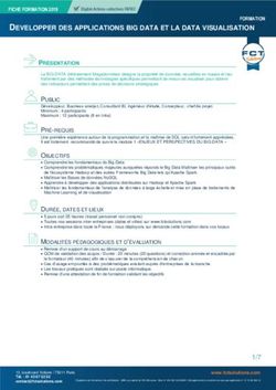 DEVELOPPER DES APPLICATIONS BIG DATA ET LA DATA VISUALISATION - FCT Solutions