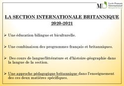 LA SECTION INTERNATIONALE BRITANNIQUE - Lfiduras