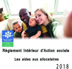 Règlement Intérieur d'Action sociale - Les aides aux allocataires - L'association La Joie ...