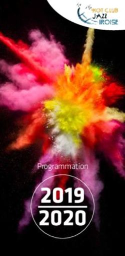 2019 2020 Programmation - Hot Club Jazz Iroise