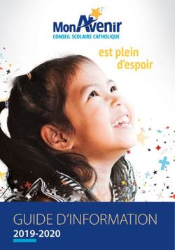 GUIDE D'INFORMATION - est plein d'espoir - MonAvenir