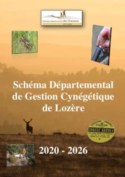 Schéma Départemental de Gestion Cynégétique de Lozère 2020 2026