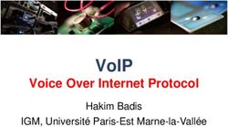 VOIP VOICE OVER INTERNET PROTOCOL - HAKIM BADIS IGM, UNIVERSIT&Eacute; PARIS-EST MARNE-LA-VALL&Eacute;E