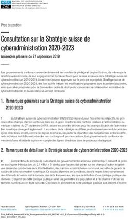 Consultation sur la Stratégie suisse de cyberadministration 2020-2023