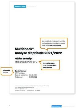 Multicheck Analyse d'aptitude 2021/2022 - M&eacute;dias et design M&eacute;diamaticien/ne CFC - gateway.one